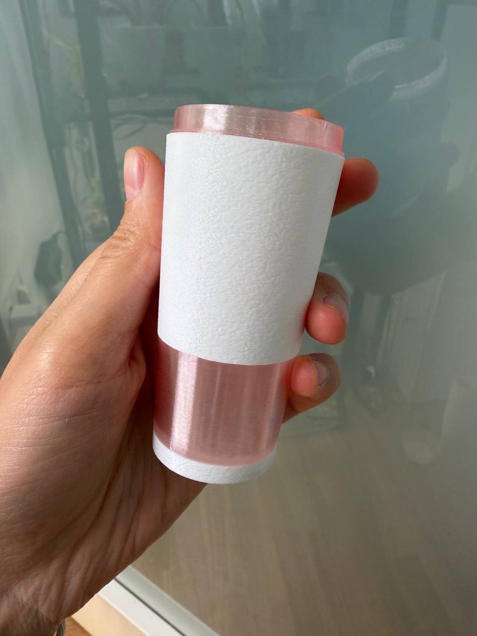Maceta de autorriego con insert y mecha de riego